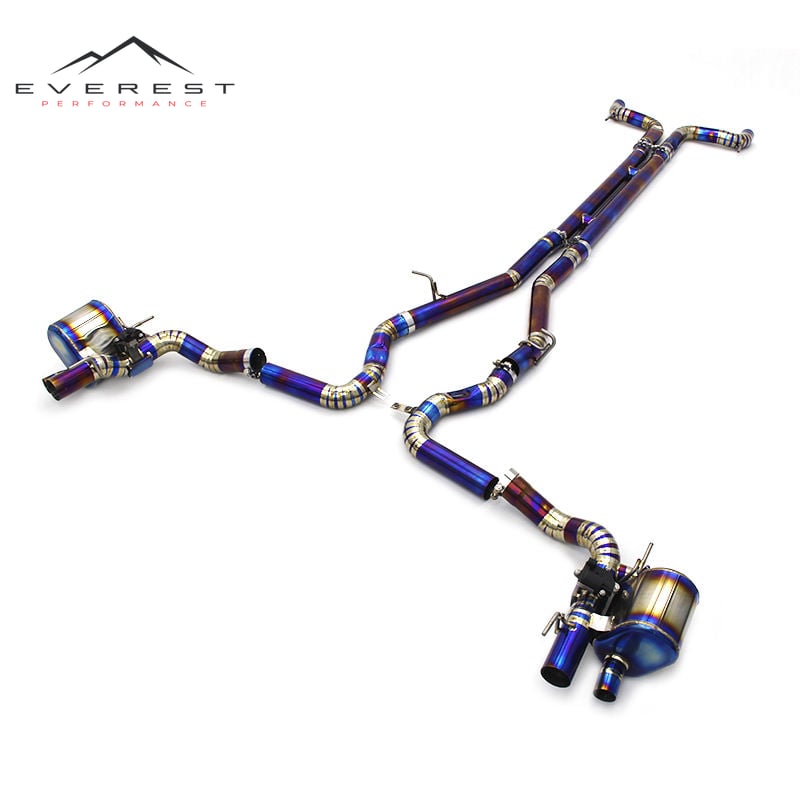 Titanium Exhaust Pipe System for Maserati Levante 3.0T 2017-2023 X-Pipe Valvetronic Muffler Catback Exhaust