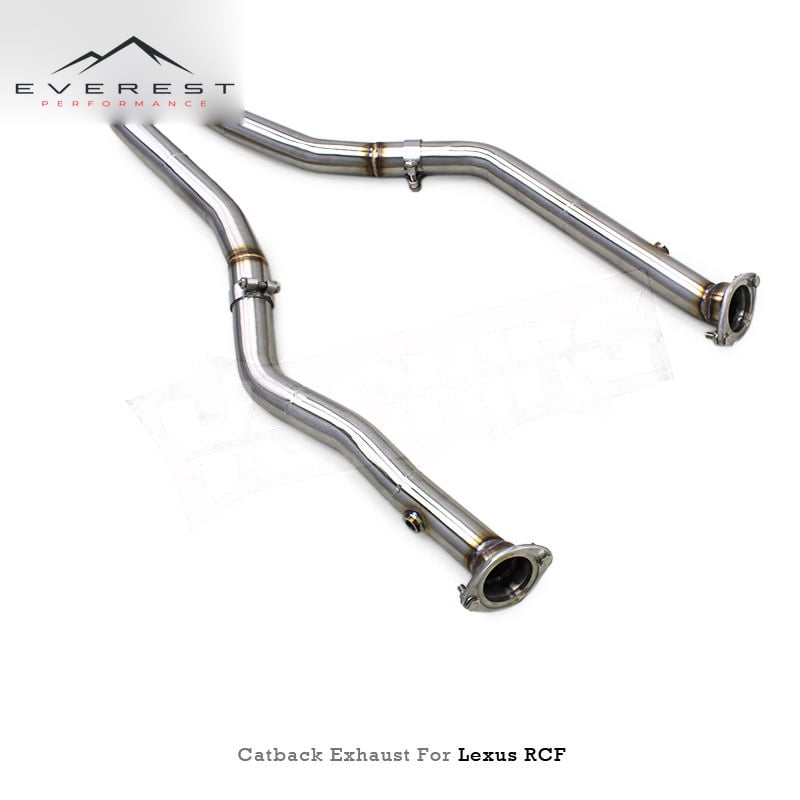 Racing Catback Exhaust for Lexus RC F/RCF 5.0L 2015-2021 Sport X Pipe Sound Muffler Stainless Steel Exhaust Pipe With Valve Tips