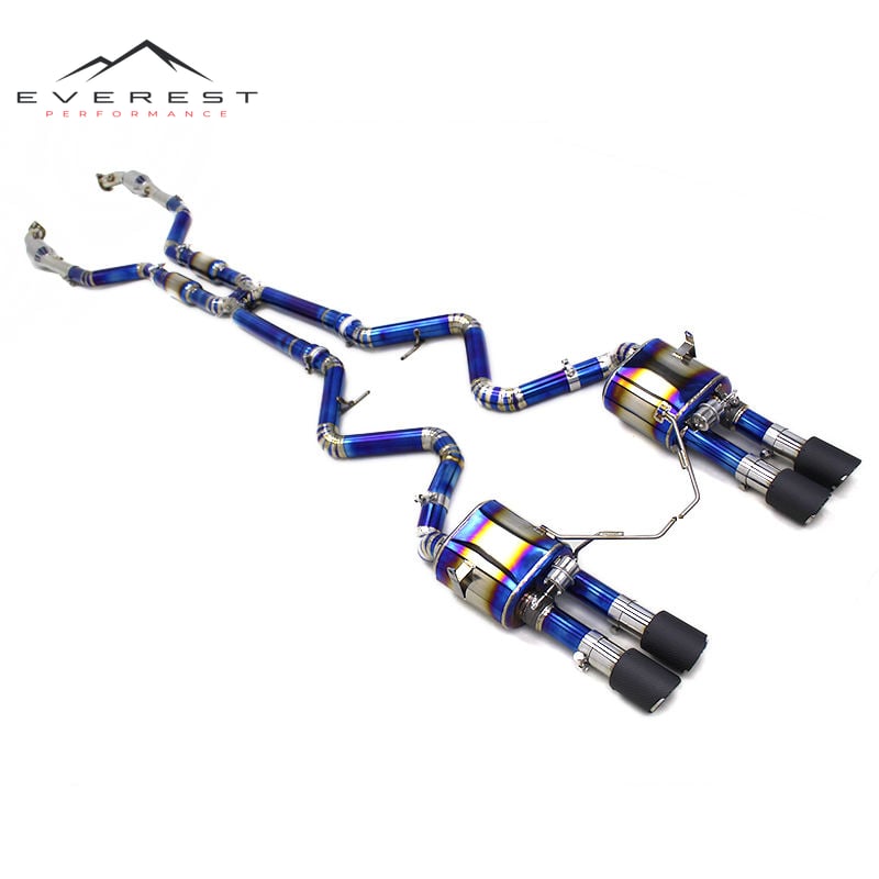 Titanium Exhaust Pipes for BMW M3 E90/E92/E93 4.0L (2007-2013) Catback Muffler Exhaust System