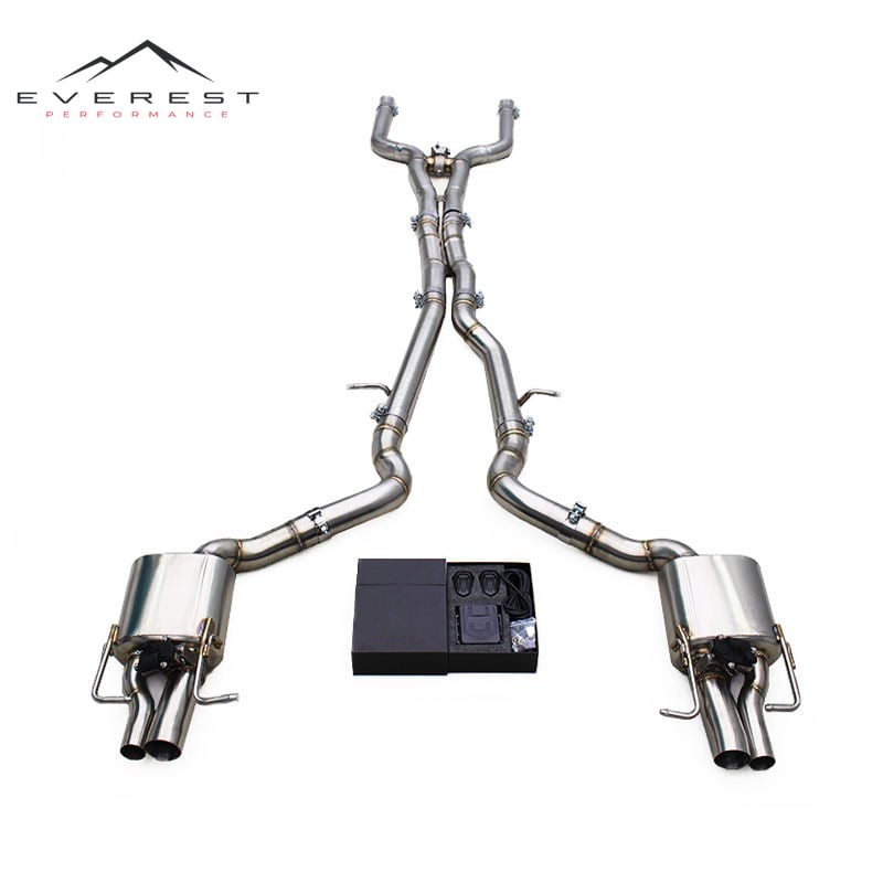 Valvetronic Exhaust System for Mercedes-Benz E63 E63S AMG W213 4.0TT 2016-2023 Stainless Steel Pipe Catback Muffler