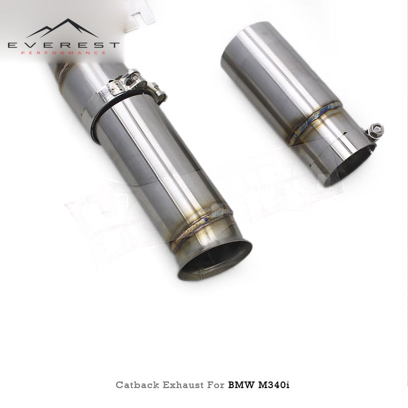 Race Valvetronic Exhaust for BMW G20 M340/M340i G22 M440/M440i 3.0T 2019-2023 Stainless Catback Muffler Exhaust