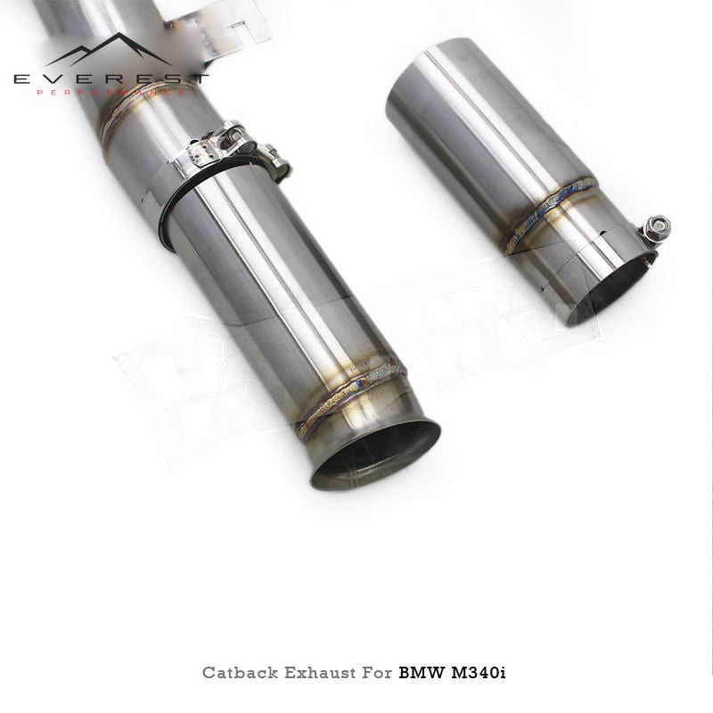 Race Valvetronic Exhaust for BMW G20 M340/M340i G22 M440/M440i 3.0T 2019-2023 Stainless Catback Muffler Exhaust