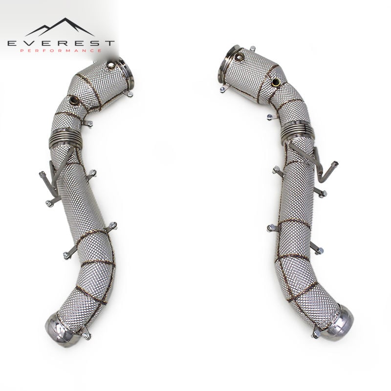 Stainless Steel Exhaust Downpipe for Mclaren 600LT Spider/Coupe 3.8T 2018-2019 Exhaust Pipe Racing Car Exhaust System