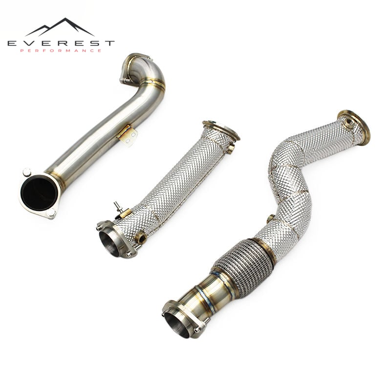 Header Downpipe for BMW M3/M4 G80/G82 3.0T 2019-2025 Racing Car Stainless Steel Free Flow Pipes Exhaust System