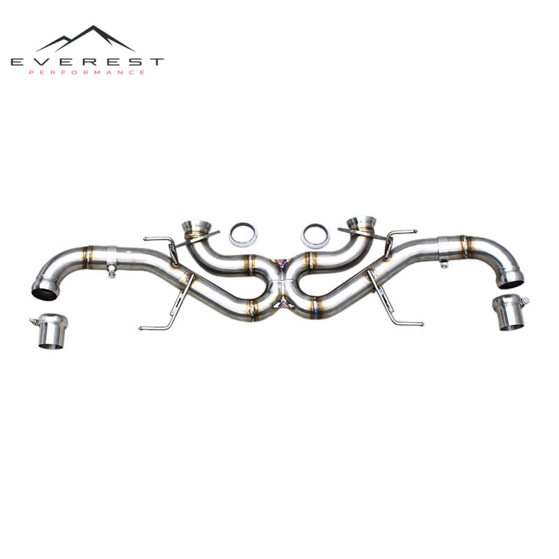 Auto Exhaust Pipes for Aston Martin DB11 V12 5.2L Stainless Steel Catback X Mid Pipes