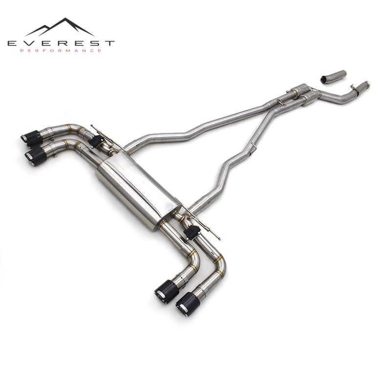 Stainless Steel Exhaust Catback for BMW 530/530i/540/540i G30/G38 2.0T/3.0T B48 2017-2023 Dual Resonator Escape