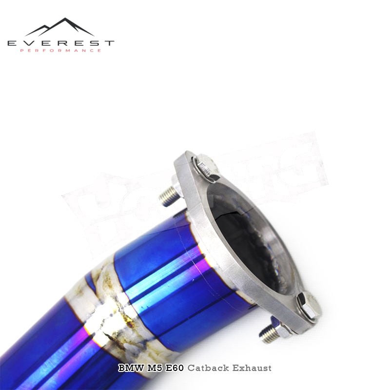 Titanium Exhaust Pipe System for BMW M5 E60 V10 5.0 2003-2010 Vacuum Valve Catback Exhaust