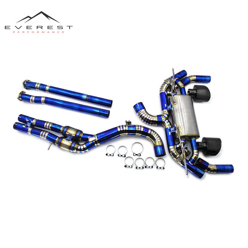 Performance Titanium Exhaust Pipes for AUDI TTRS RS3 8J 8S 2.5T 2009-2022 Valve Catback Exhaust Racing Car Exhaust System