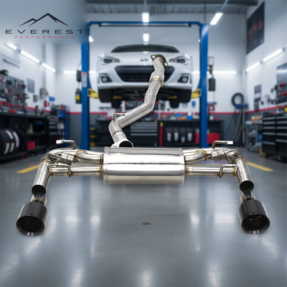 Custom Catback Exhaust with Control for Subaru Brz 2.0 2012-2023 Stainless Steel Pipes Muffler Valved Sport Exhaust System