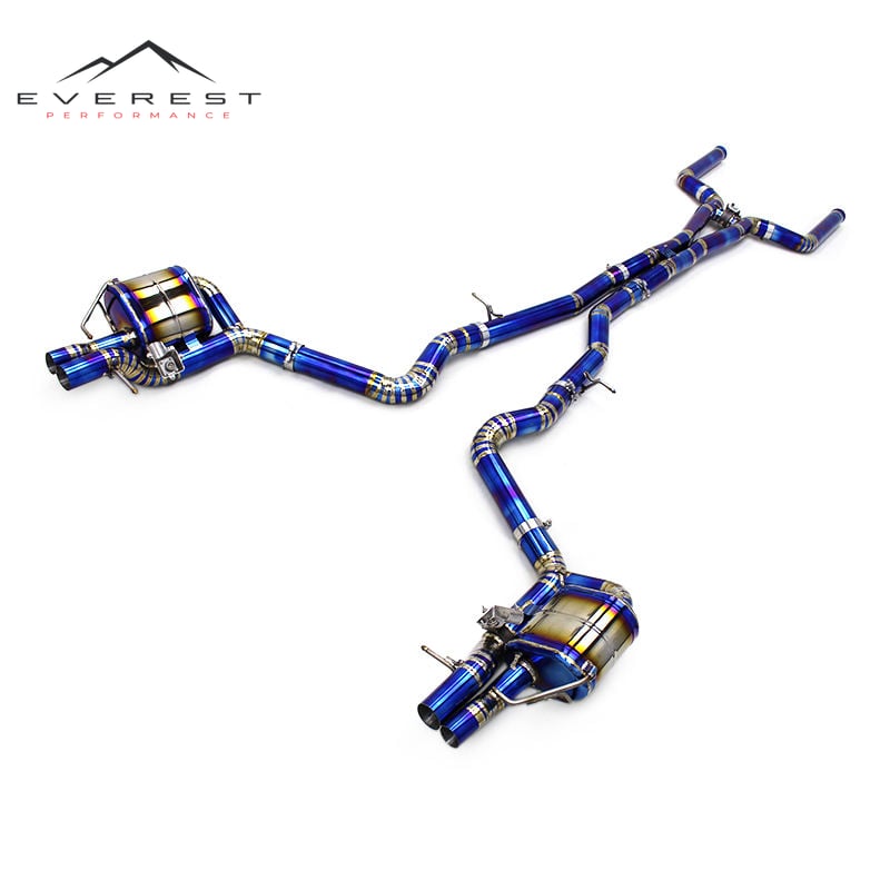 Valve Titanium Alloy Catback Exhaust for Mercedes-Benz E63/E63S AMG W213 4.0TT 2016-2023 Muffler System