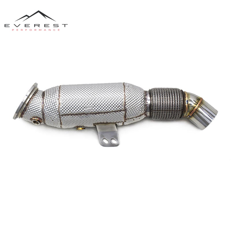 Engine Turbo Catted Header Downpipe for BMW 540/540i 3.0T B58 2018-2024 Stainless Steel Free Flow Pipe Exhaust System