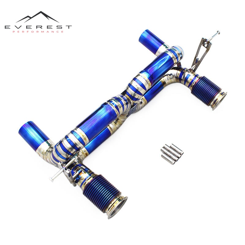 Titanium Exhaust System for Lamborghini Huracan EVO STO 5.2L 2019-2023 Catback Direct Pipes Auto Part
