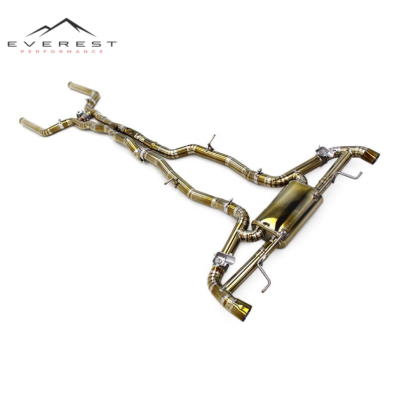 Racing Titanium Catback Exhaust Pipes System for Mercedes-benz GLC63 AMG 4.0T 2016-2022 Valve Valvetronic Performance System