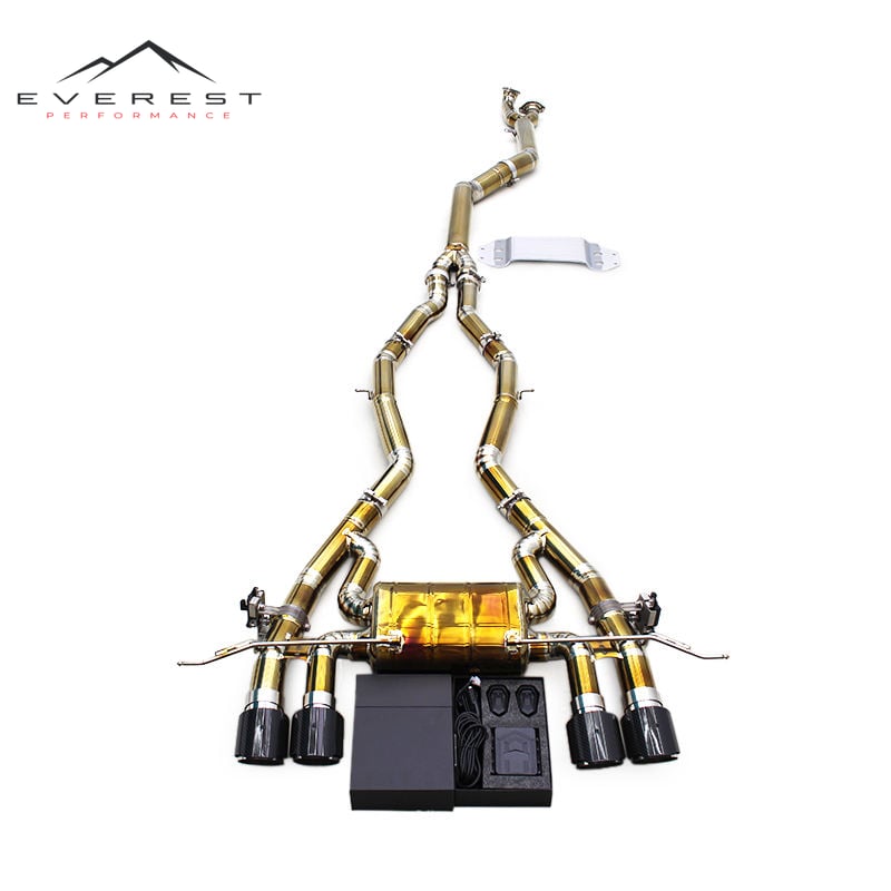 Titanium Alloy Catback Exhaust Pipes for BMW M3/M4 G80/G82 3.0T 2019-2023 Exhaust Escape Exhaust Pipe System Muffler