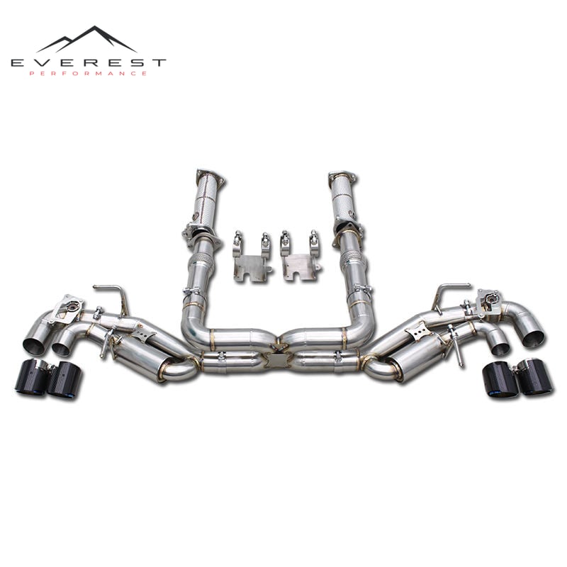Custom Valve 3inch Exhaust Pipe Muffler for Chevrolet Corvette E-Ray Stingray Z51 C8 6.2L 2019-2025 SUS304 Exhaust System