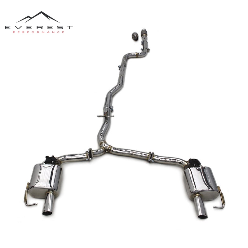 Catback Exhaust for Mercedes-Benz C250/C300 W205 2.0T 2015-2022 Valvetronic Stainless Steel Pipe Muffler Exhaust System
