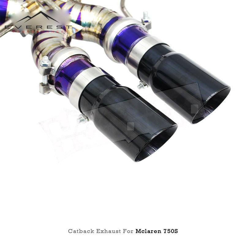 Titanium Exhaust Pipe System for Mclaren 750S Coupe/Spider 4.0T 2020-2025 High-quality Racing Car Catback Exhaust
