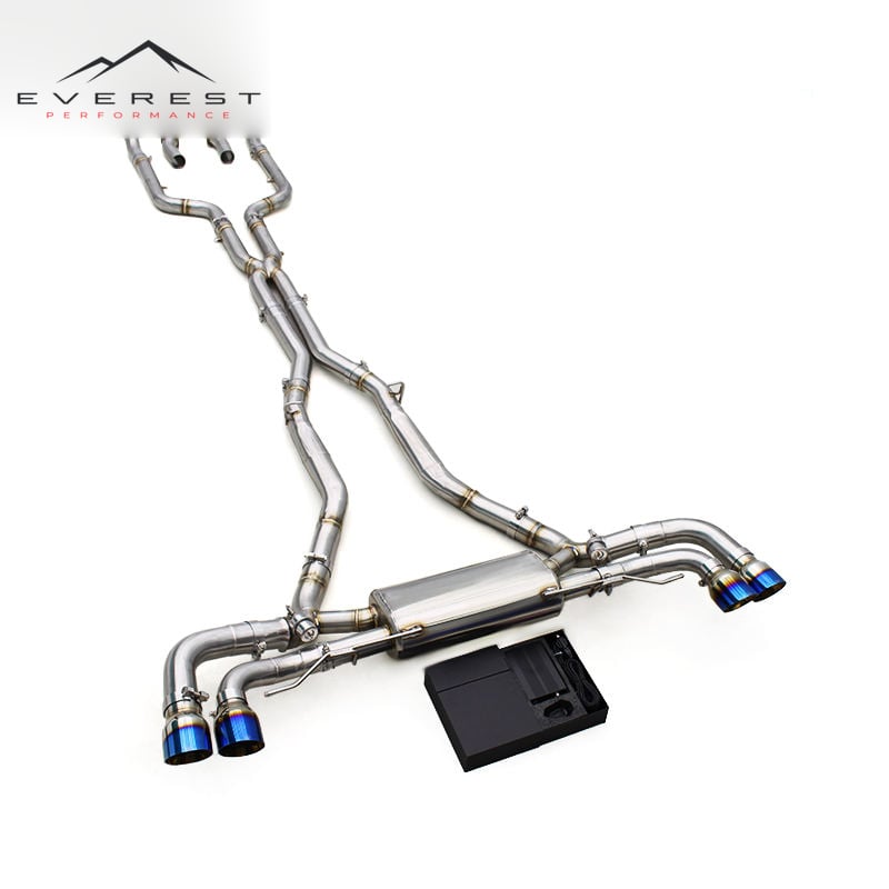Exhaust Catback System for BMW X7 G07 V8 4.4TT M50i/M60i 2023-2024 Stainless Steel Exhaust Pipe With Remote Controller