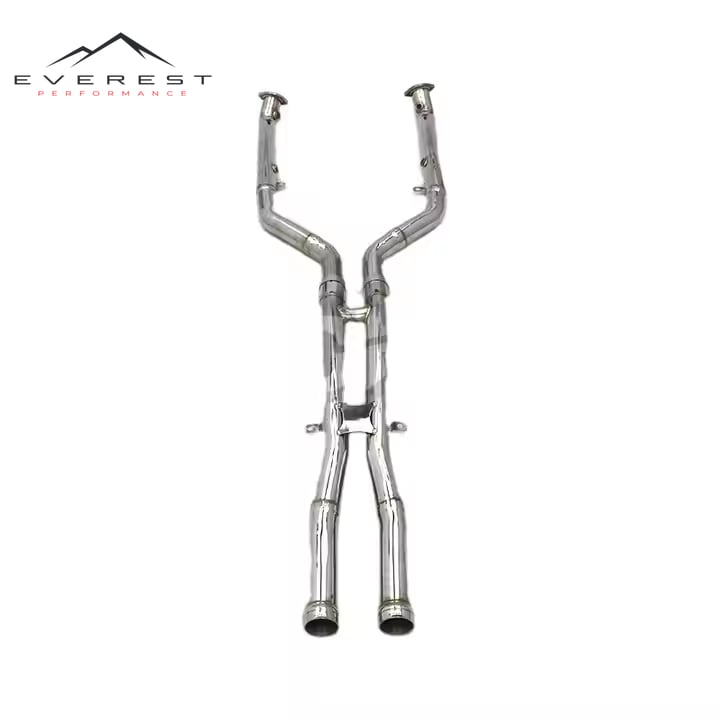 Mid Pipe for BMW M3 E90/E92/E93 V8 4.0L 2008-2013 Tuning SS304 H Pipe Muffler 2.5 Inches Muffler Exhaust System