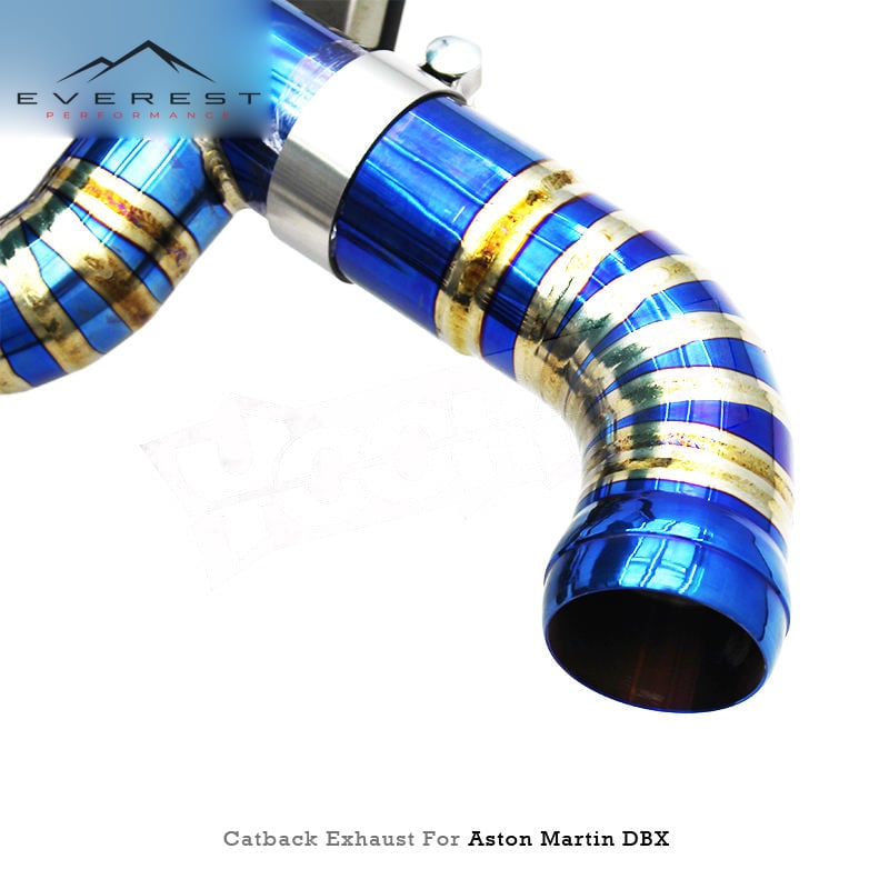 Titanium Exhaust Pipe System for Aston Martin DBX 707 V8 4.0TT 2022-2025 Racing Valvetronic Muffler Catback Exhaust