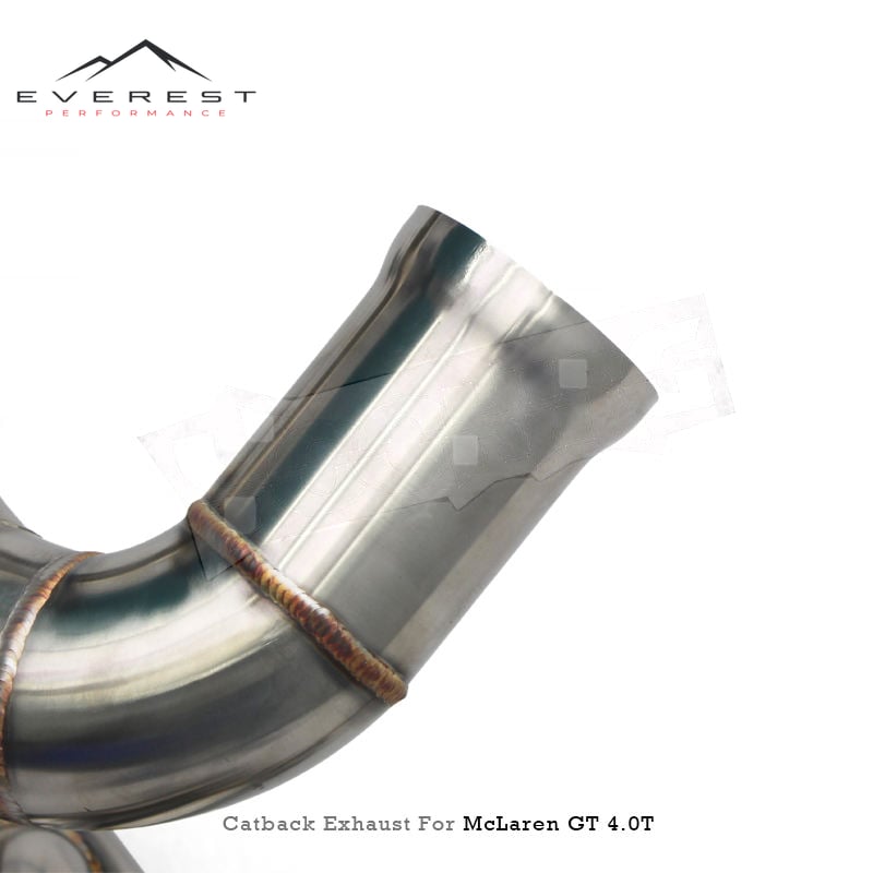 SS304L Exhaust Pipe System for Mclaren GT 4.0T 2019-2023 High-quality Sports Car Valves Catback Exhaust