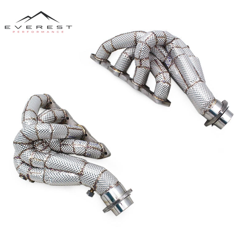 Street Car Header Manifold for Ferrari F430 Spider/Coupe 4.3L 2005-2008 Supersport Car Equal Length Exhaust with Heat Shiled