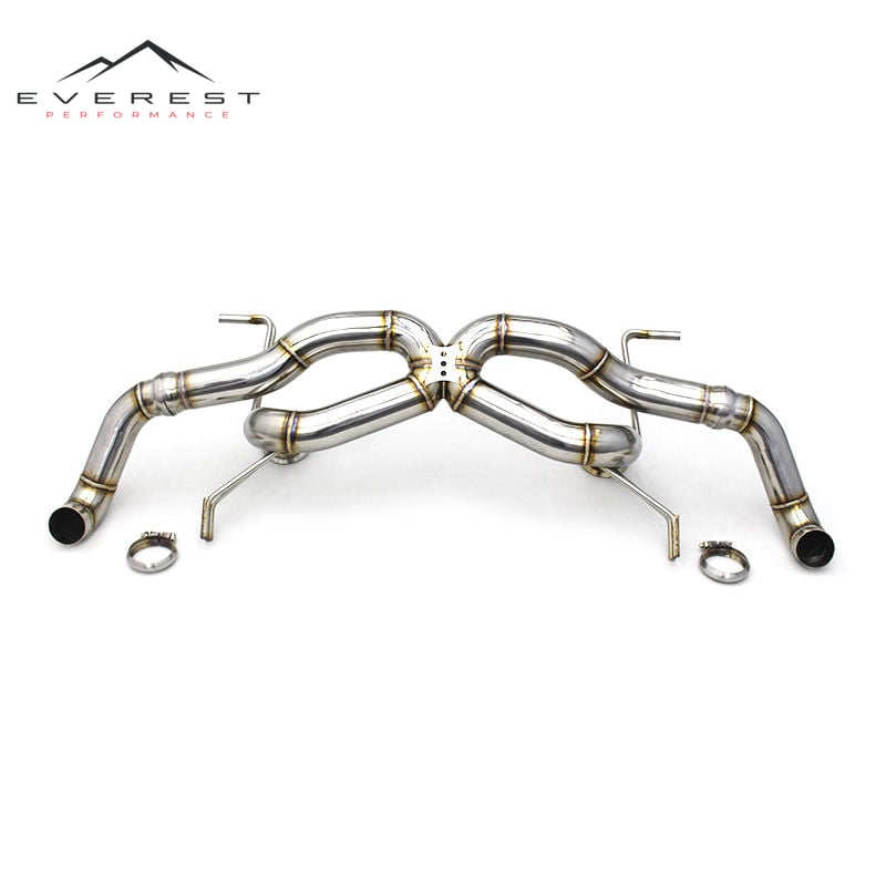 Stainless Steel Pipe Muffler Car Part Escape Exhaust System for Audi R8 4.2/5.2 2017-2023