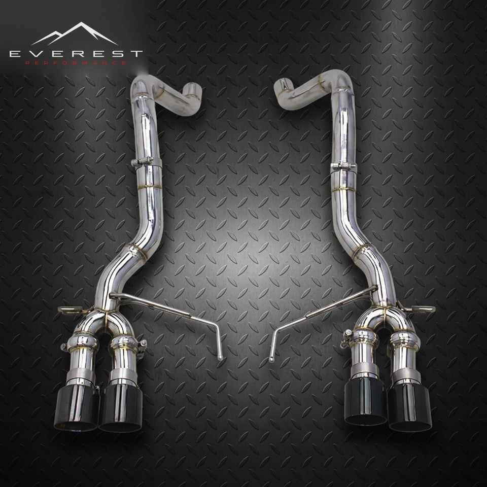 Racing Exhaust Pipe Muffler for Chevrolet Corvette C7 6.2L 2014-2019 SS304 Straight Street Exhaust Car Exhaust System Escape