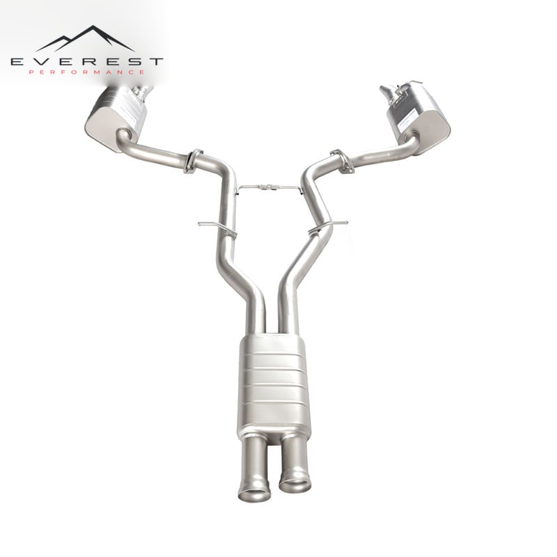 High Performance Catback 304 Stainless Steel Exhaust Pipes Exhaust Muffler Catback for Mercedes-Benz CLS320 3.0T C218 2011-2017