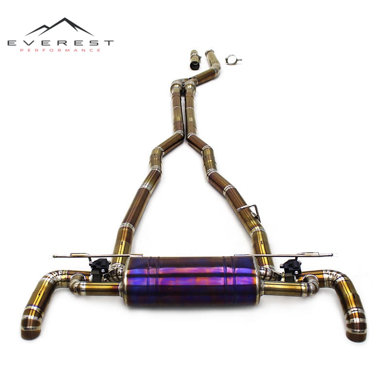 Titanium Catback Exhaust for BMW 735 Li 3.0T 2023-2024 Titanium Muffler Pipe With Control Valved Exhaust System