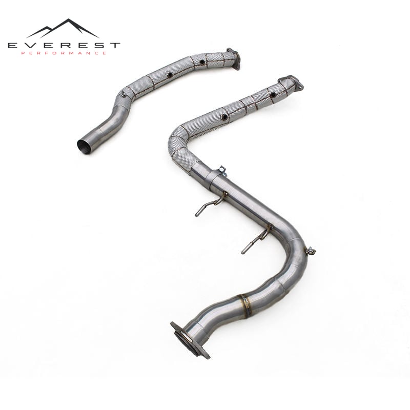 Exhaust Downpipe for Ford F150 Raptor V6 3.5TT 2015-2019 Car Exhaust System Stainless Steel Free Flow Pipe
