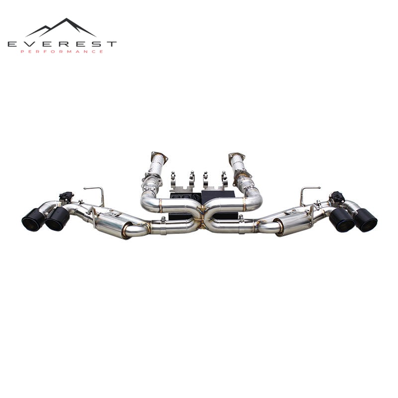 Car Exhaust System for Chevrolet Corvette C8 2019-2025 Valvetronic Catback Exhaust Muffler Stainless Steel Exhaust Pipe