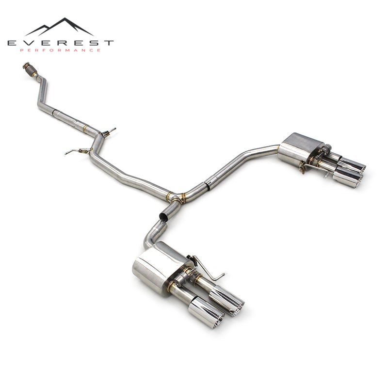 Escape Catback for Audi A4/A5 B8/B9 2.0T 2016-2023 Engine Tuning Valved Muffler Exhausted Sound Systems