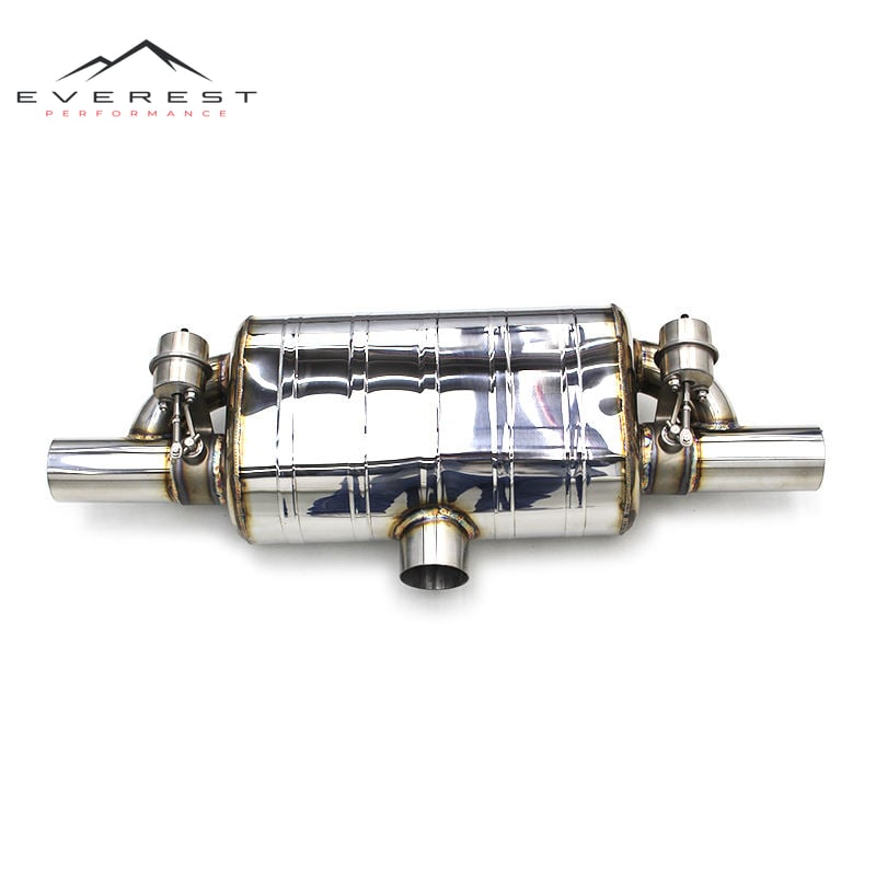Electronic Exhaust Muffler Double Valvetronic Exhaust Muffler With Remote Control for Universal Valvetronic Exhaust Muffler