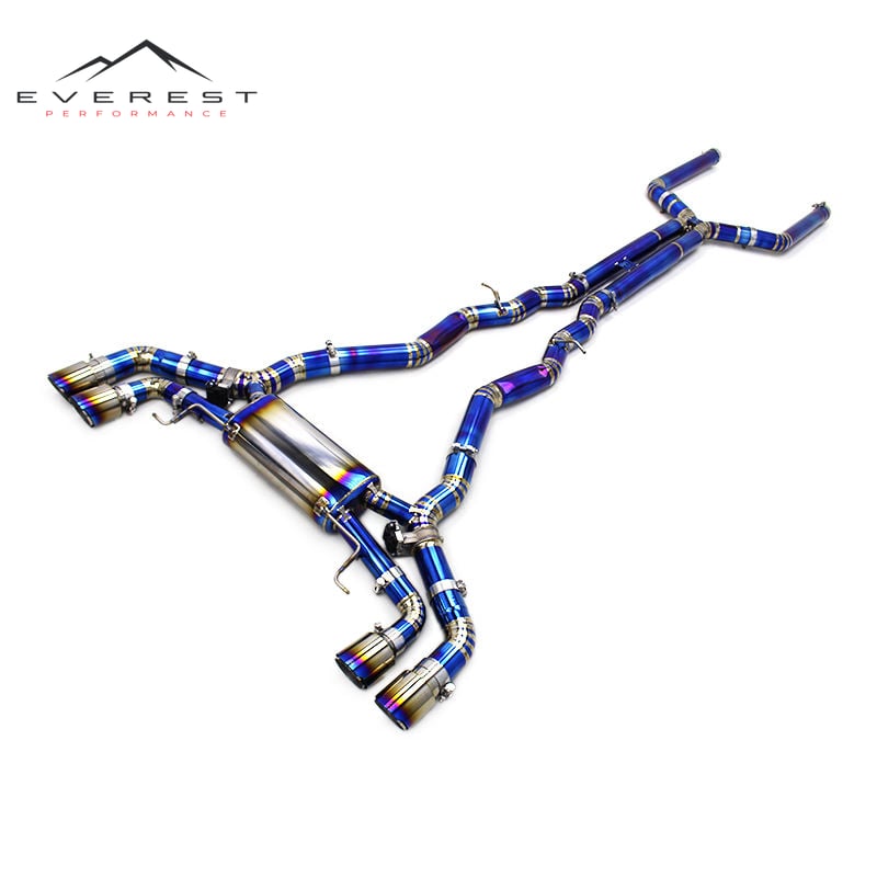 Valvetronic Exhaust Pipes for BMW M8 F91/F92/F93 4.4T 2019-2023 Titanium Lightweight Catback Muffler