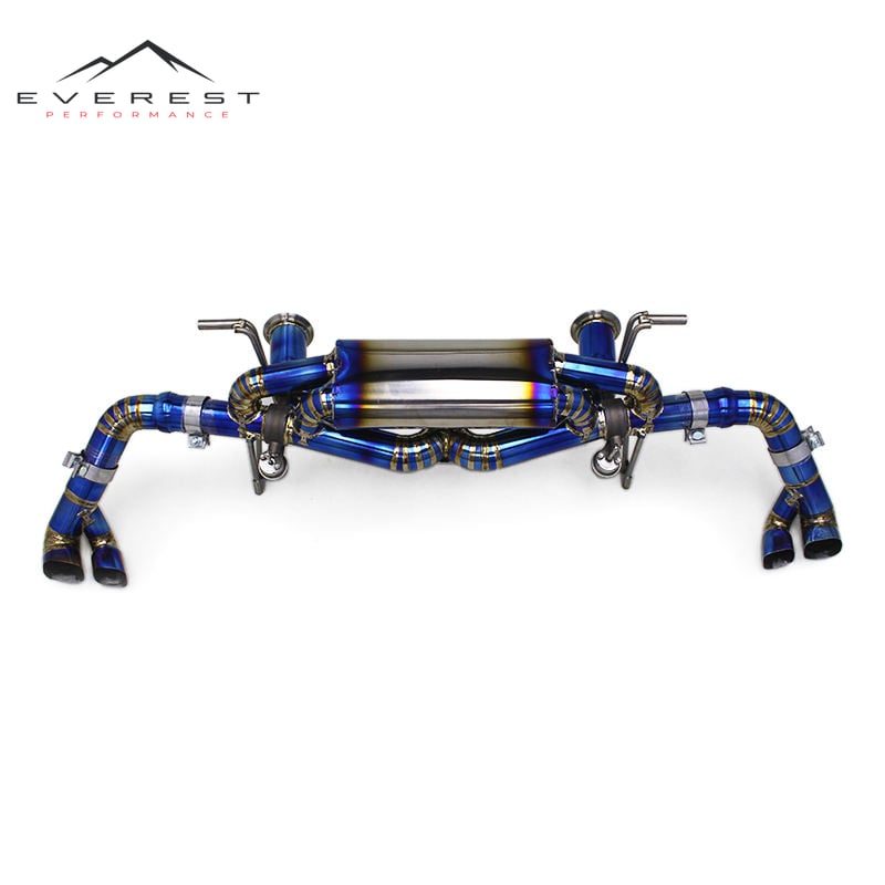Auto Exhaust R8 V10 Tuning Titanium Catback Exhaust for Audi R8 V10 5.2 2017-2019 Escape Racing Car Exhaust Pipe Muffler System