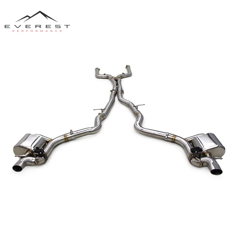 Valvetronic Muffler Exhaust Pipes for Mercedes-Benz E63/E63S AMG W213 4.0TT 2016-2023 Stainless Steel Catback