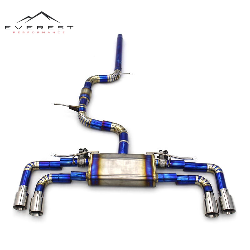 Performance Muffler Exhaust 2015-2019 Titanium Exhaust Pipe for VW Golf MK7.5/7.5 GTI 2.0T Valve Control Catback