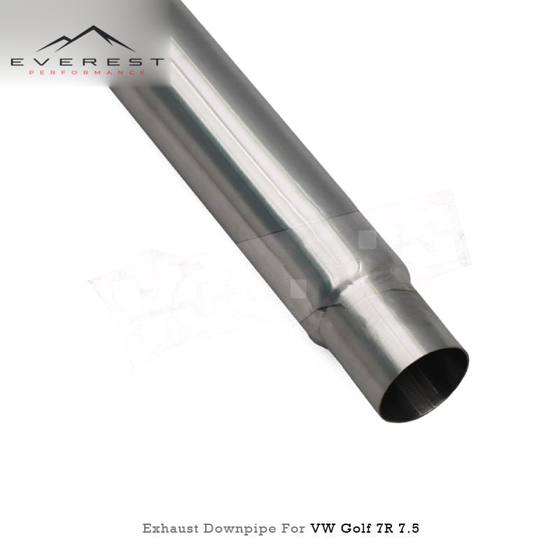 Stainless Steel Free Flow Downpipe Exhaust Pipes for VW Golf MK7 7R/7.5R 2.0T 2014-2020 With Heat Shield