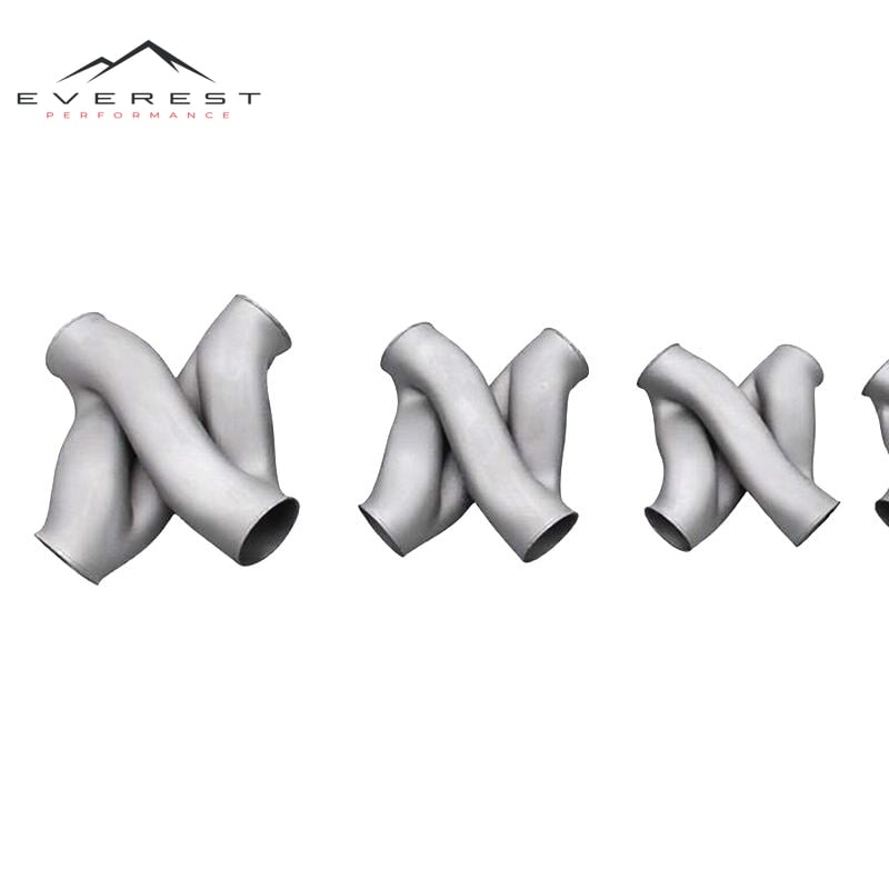 316l Stainless Steel Z/X/Diversion Pipe 45° 3D Printing for BMW G90/F90/X7 2.5''/2.76''/3''/3.5'' Universal Exhaust Pipes