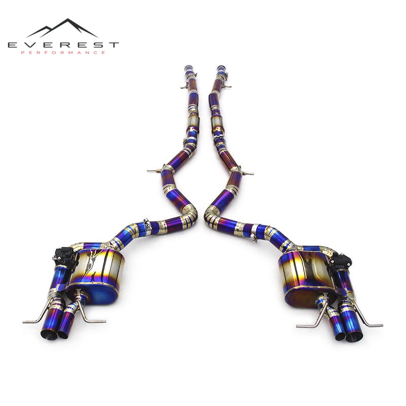Titanium Exhaust System for Mercedes-Benz S500 S550 S63 AMG W222 5.5T 2014-2017 Valvetronic Muffler Catback