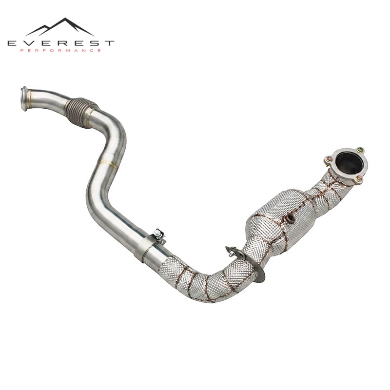 Catted Header for Mercedes-Benz A180/A200/A260 W176 1.6T/2.0T 2013-2016 Exhaust High Flow Header Downpipe System