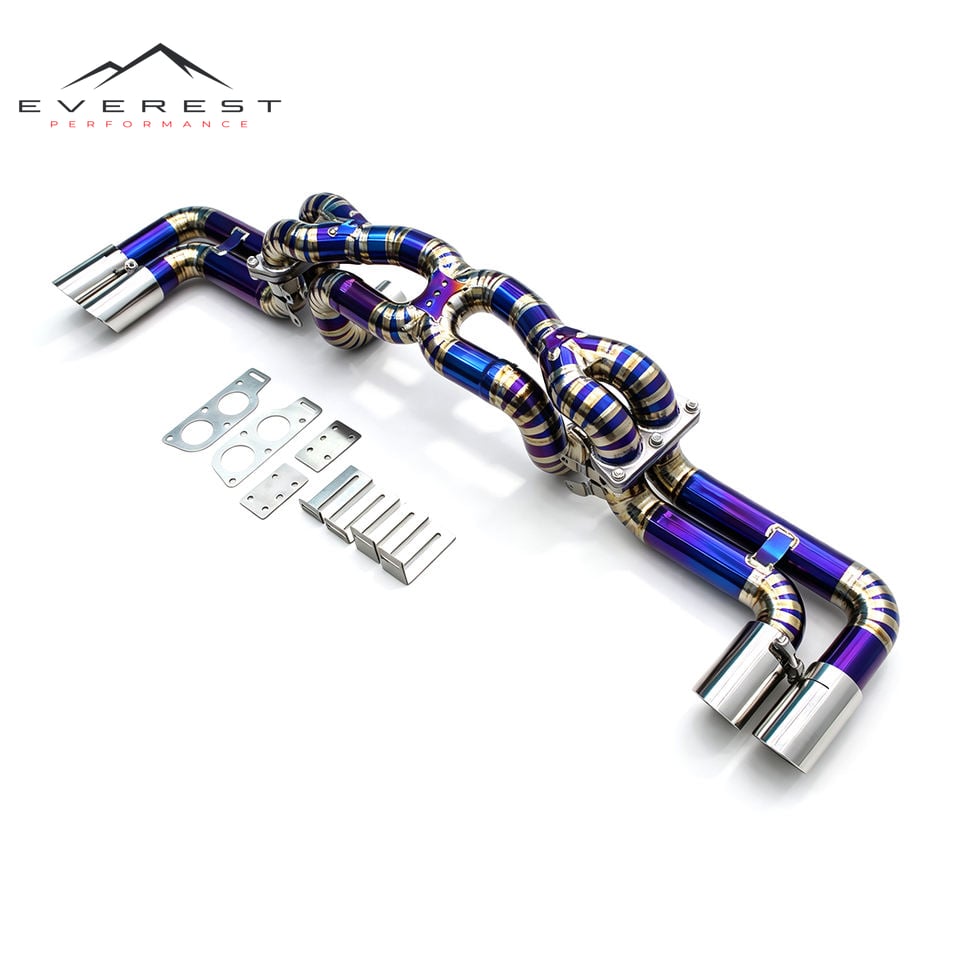Free Flow Catback for Ferrari 360/F360 3.6L Modena/Spider 2003-2005 Increase Horsepower Titanium Exhaust Pipe