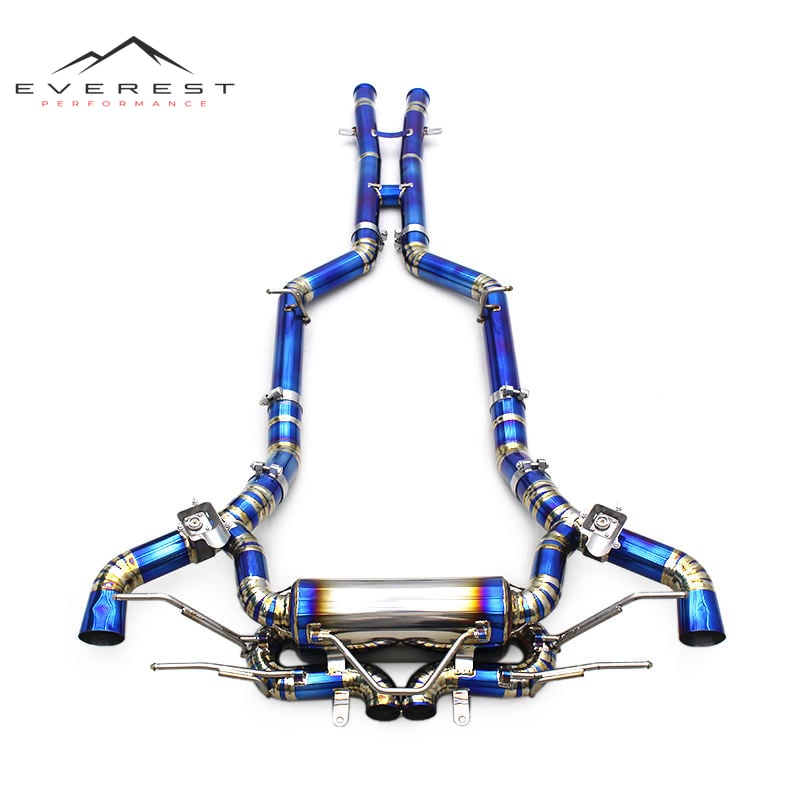 Racing Catback Exhaust Systems for Mercedes-Benz AMG GTR GT R C190 4.0T 2019-2023 Racing Sport Car Titanium Muffler Pipes