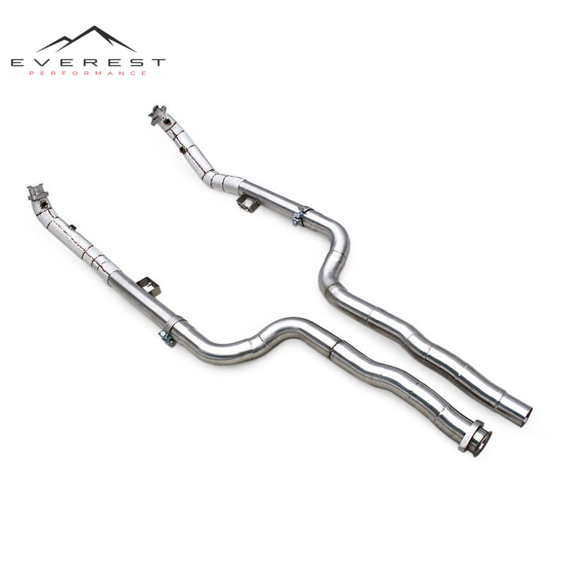 Stainless Steel Exhaust Pipe System for Mercedes-Benz E500 W212 M273 5.5L 2007-2016 Exhaust Free Flow Pipe