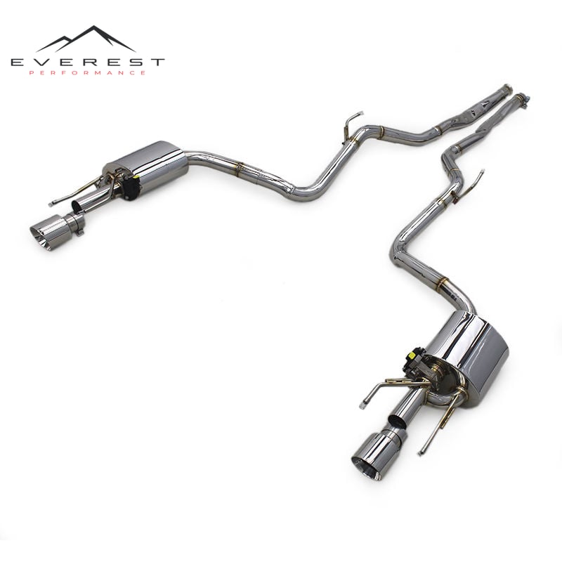 Catback Exhaust for Mercedes-Benz S350 W221 2005-2012 Stainless Steel Exhaust Pipe Valves Muffler Exhaust System