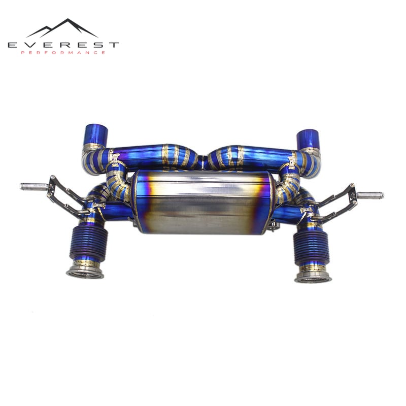 Custom Catback Exhaust for Lamborghini Huracan STO/EVO Spyder 5.2 2019-2024 Lightweight Titanium Pipes Muffler Exhaust System