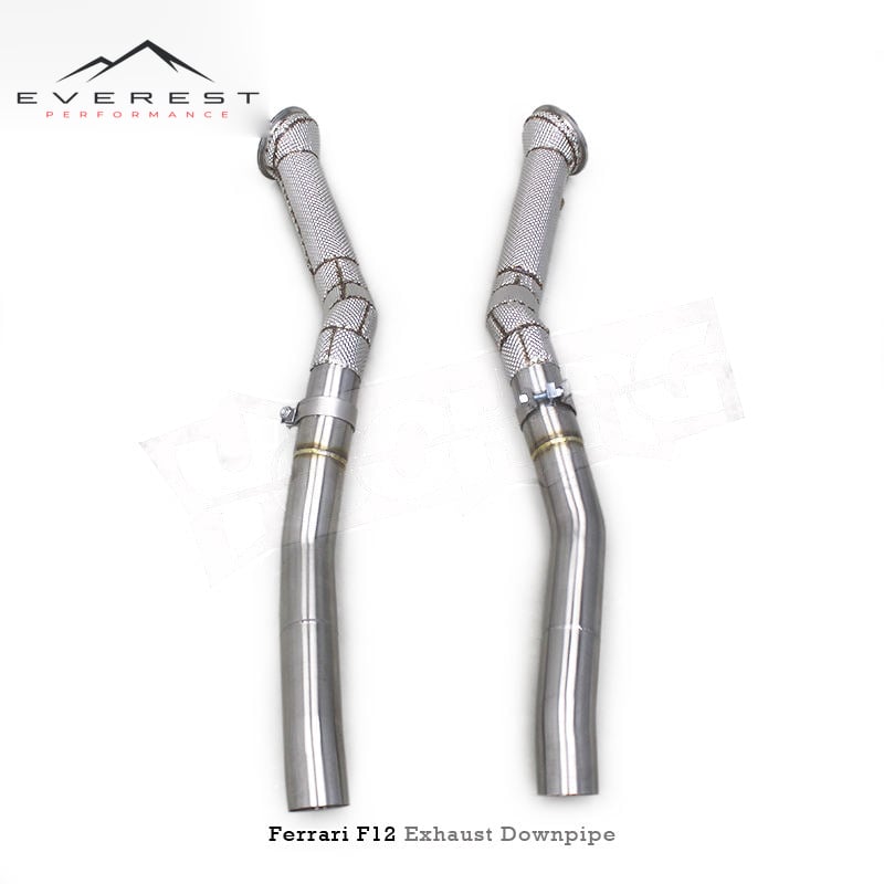 Free Flow Downpipe for Ferrari F12 Berlinetta 6.3 2012-2016 Stainless Steel Exhaust Empty Pipe Car Exhaust System