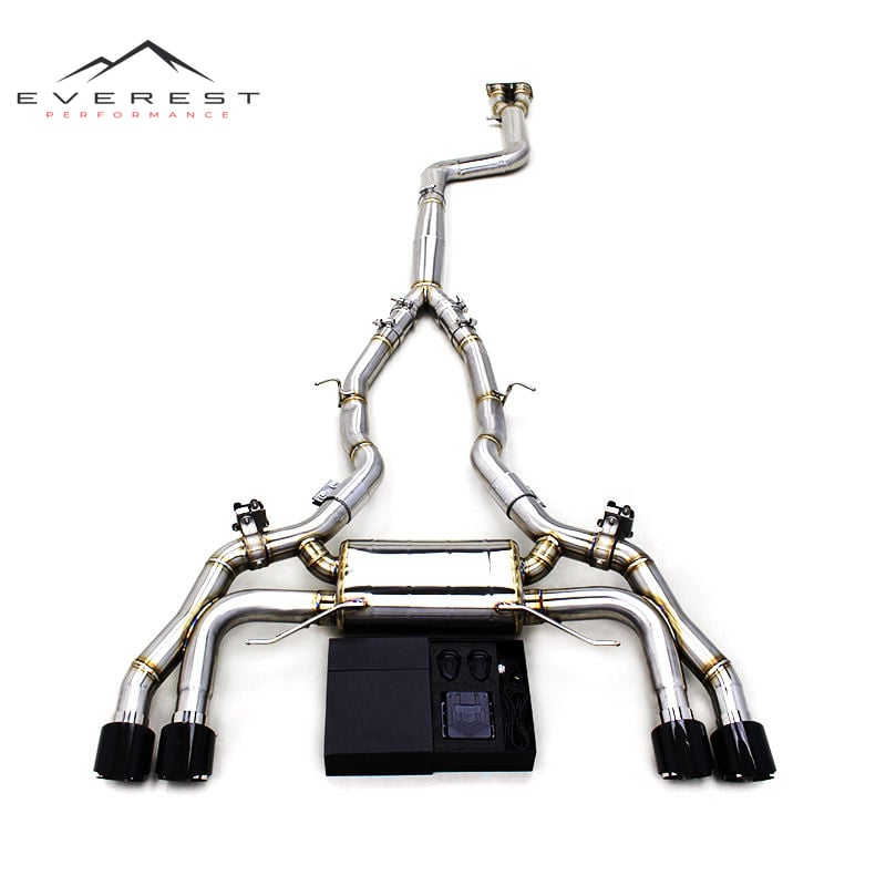 SS304 Exhaust Pipe System for BMW X3M/X4M F97/F98 3.0 2019-2023 High Quality Valvetronic Muffler Catback Exhaust