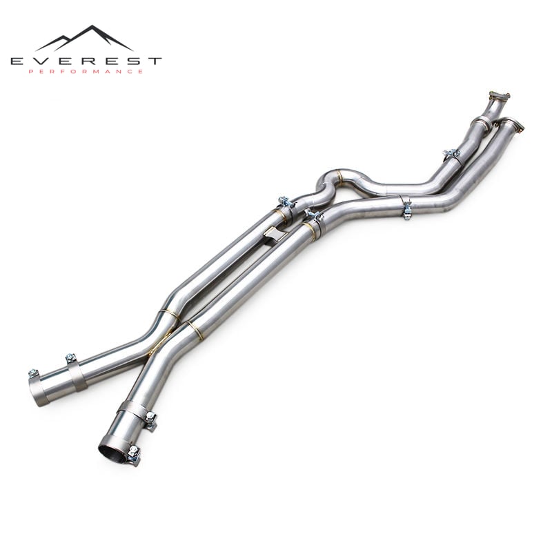 Exhaust System for BMW M3/M4 G80/G82 3.0T 2021-2024 Stainless Steel Tuning Equal Length Exhaust Mid Pipe